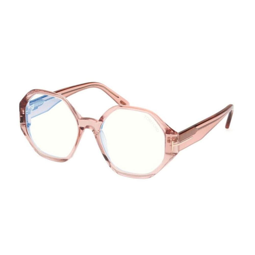 NEW Tom Ford FT5967-B 072 Shiny Pink Sunglasses Authentic